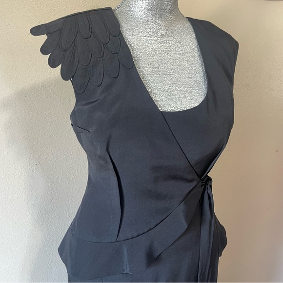 TRACY REESE -RARE- Silk Dress, retro inspired SIZE 8 - Picture 4 of 13